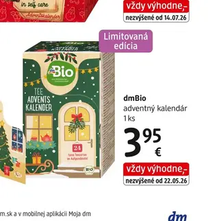 dmBio adventný kalendár