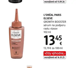 L'ORÉAL PARiS ELSEVE GROWTH BOOSTER sérum na podporu rastu vlasov 102 ml