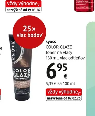 Syoss Color Glaze toner na vlasy 130 ml