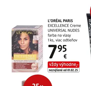 L'Oréal Paris Excellence Creme Universal Nudes farba na vlasy 1 ks