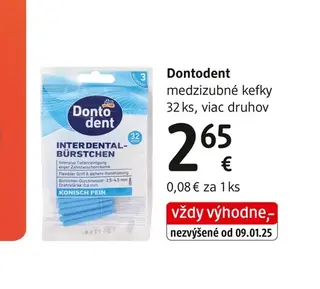 Dontodent medzizubné kefky 32 ks