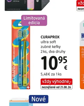 CURAPROX ultra soft zubné kefky 2 ks