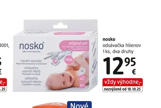 nosko odsávačka hlienov 1 ks, dva druhy