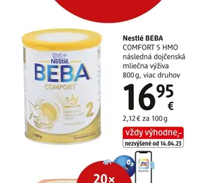 Nestlé BEBA COMFORT 5 HMO následná dojčenská mliečna výživa 800 g