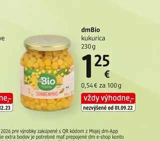 dmBio kukurica 230 g