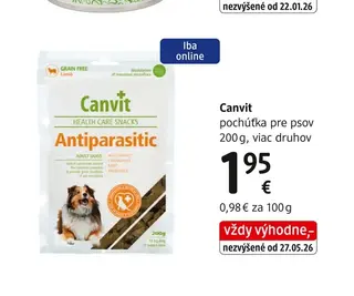 Canvit pochúťka pre psov 200 g