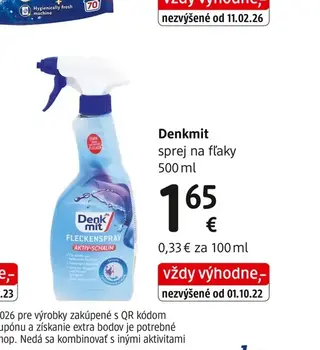 Denkmit sprej na fľaky 500 ml