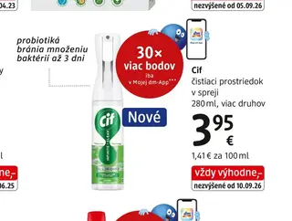 Cif čistiaci prostriedok v spreji 280 ml