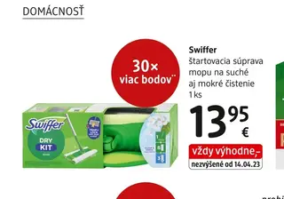 Swiffer štartovacia súprava mopu na suché aj mokré čistenie 1 ks