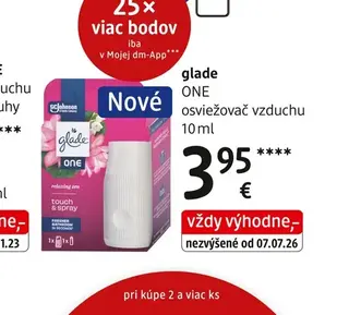 glade ONE osviežovač vzduchu 10 ml