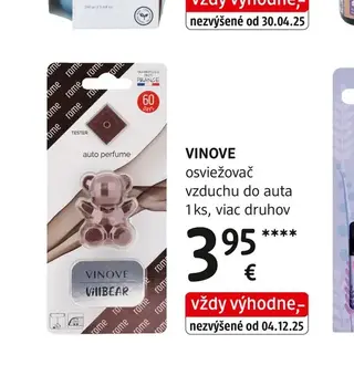 VINOVE osviežovač vzduchu do auta 1 ks