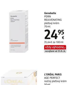 Genabelle PDRN REJUVENATING pleťový krém 70 ml