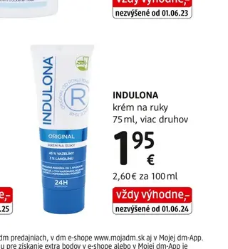 INDULONA krém na ruky 75 ml