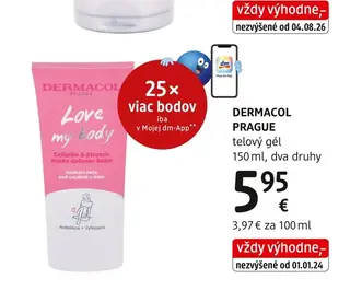 DERMACOL PRAGUE telový gél 150 ml