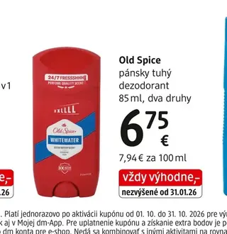 Old Spice pánsky tuhý dezodorant 85 ml