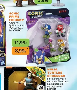 Sonic Prime figúrky