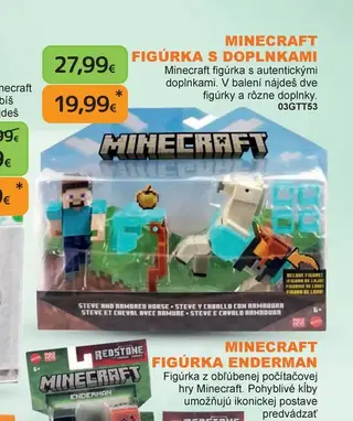 Minecraft figúrka s doplnkami
