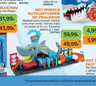 Hot Wheels Autoumyváreň so žralokom