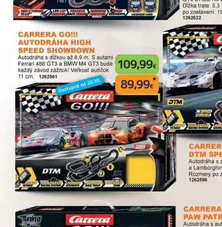 Carrera GO!!! Autodráha High Speed Showdown