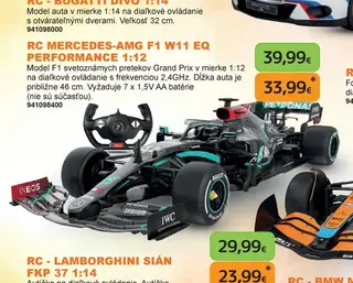 RC MERCEDES-AMG F1 W11 EQ PERFORMANCE 1:12