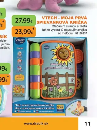 VTech Moja prvá spievanková knižka