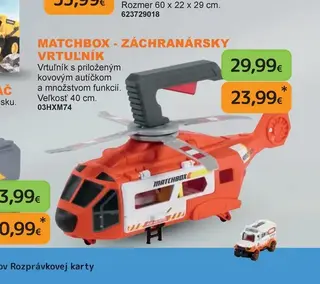 Matchbox - Záchranársky vrtuľník