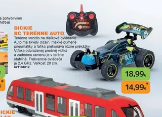 Dickie RC terénne auto