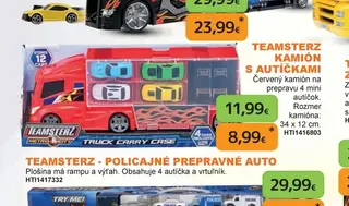 Teamsterz Kamión s autíčkami