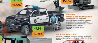 Bruder Policajný Dodge Ram