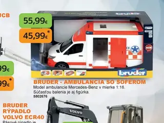 Bruder Ambulancia so šoférom