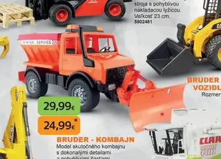 Bruder - Posýpacie vozidlo s pluhom