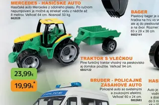 Traktor s vlečkou