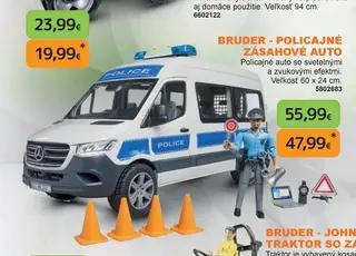 Bruder - Policajné zásahové auto