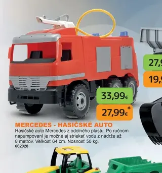 Mercedes - Hasičské auto