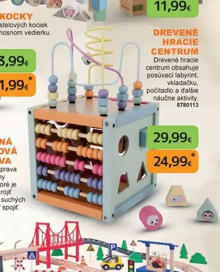 Drevené hracie centrum