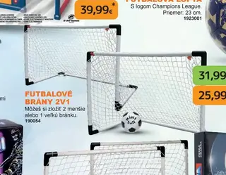 Futbalové bránky 2v1