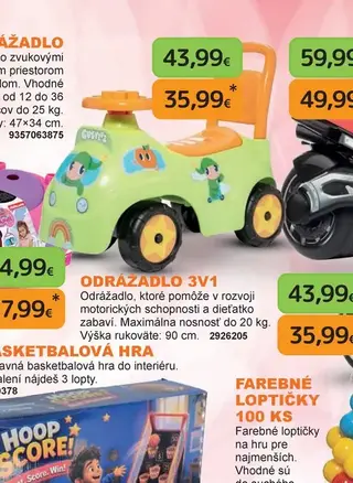 Odrážadlo 3v1