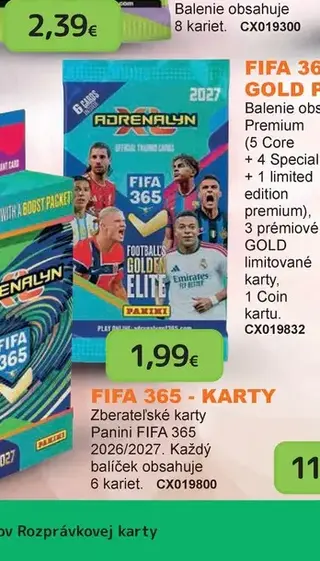 FIFA 365 karty