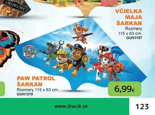 Paw Patrol šarkan