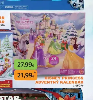 Disney Princess adventný kalendár