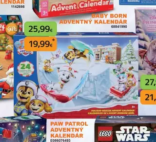 Paw Patrol adventný kalendár