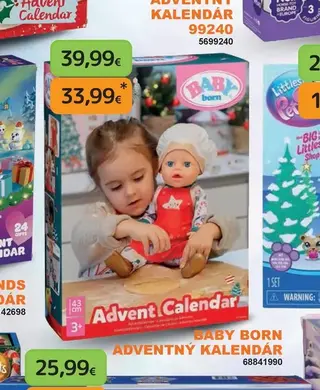 Baby Born adventný kalendár