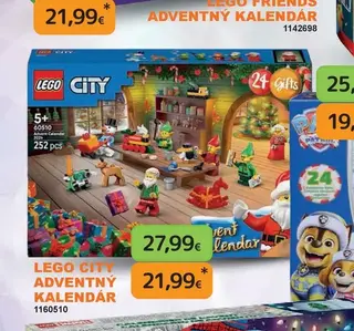 LEGO City adventný kalendár