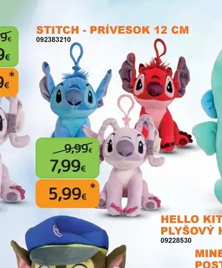 Stitch - prívesok 12 cm
