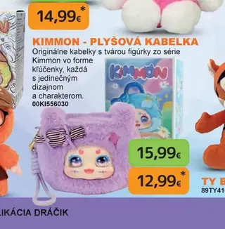 Kimmon plyšová kabelka