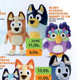 Bluey plyšová postavička Bandit 22 cm