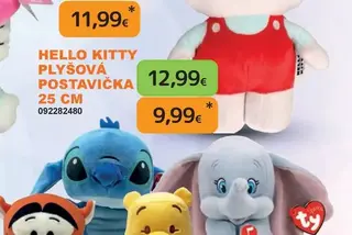 Hello Kitty plyšová postavička 25 cm