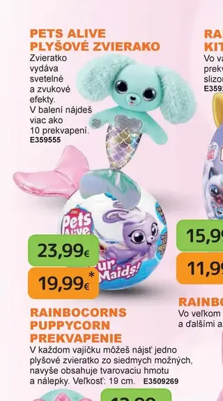 Pets Alive plyšové zvieratko