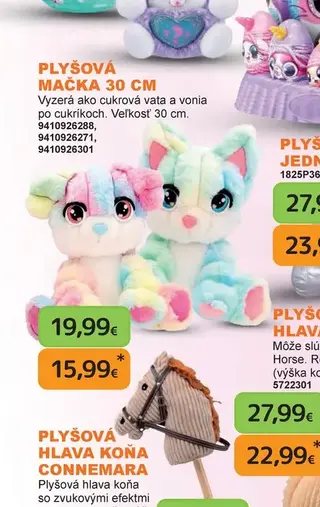 Plyšová mačka 30 cm