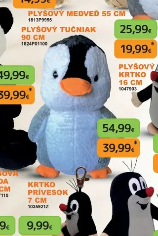 Plyšový tučniak 90 cm